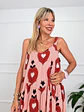 Assos Maxi Dress Red SM5728  - thumbnail 4