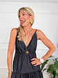 Tuscan Sun Dress U15668 Black - thumbnail 2