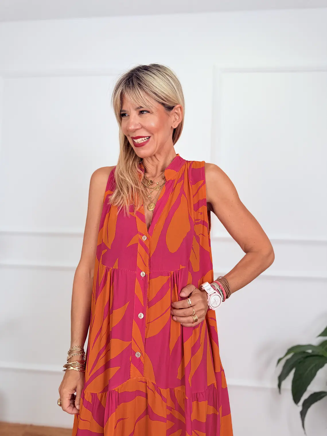 Esmeralda Dress 10637 Orange 2