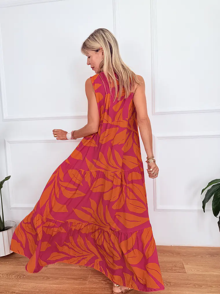 Esmeralda Dress 10637 Orange 3