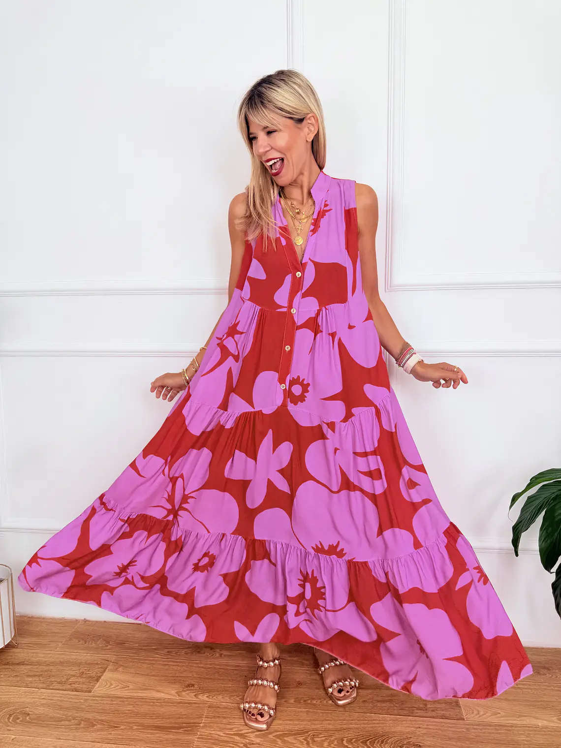 Esmeralda Dress 10637 PURPLE 1