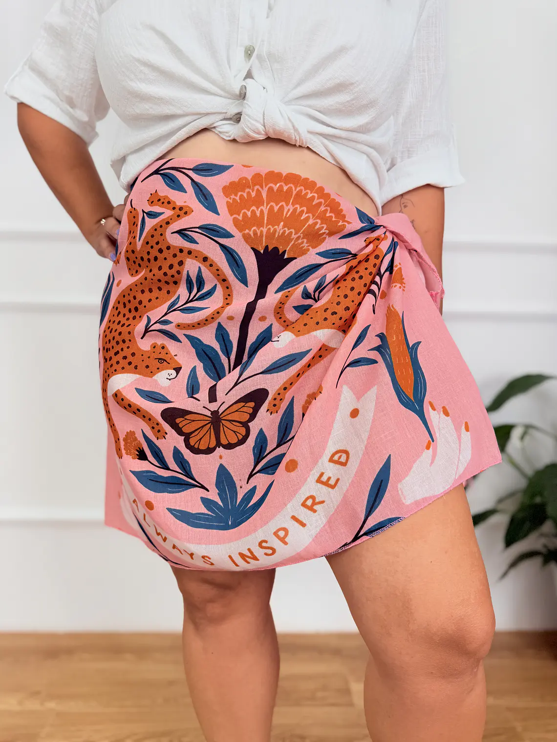 Mini Sarong 090727 Pink 3