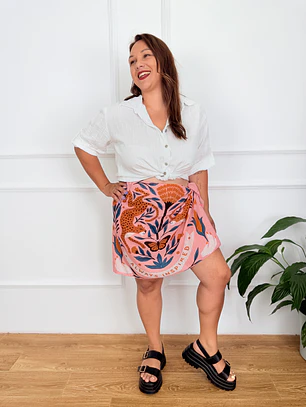 Mini Sarong 090727 Pink