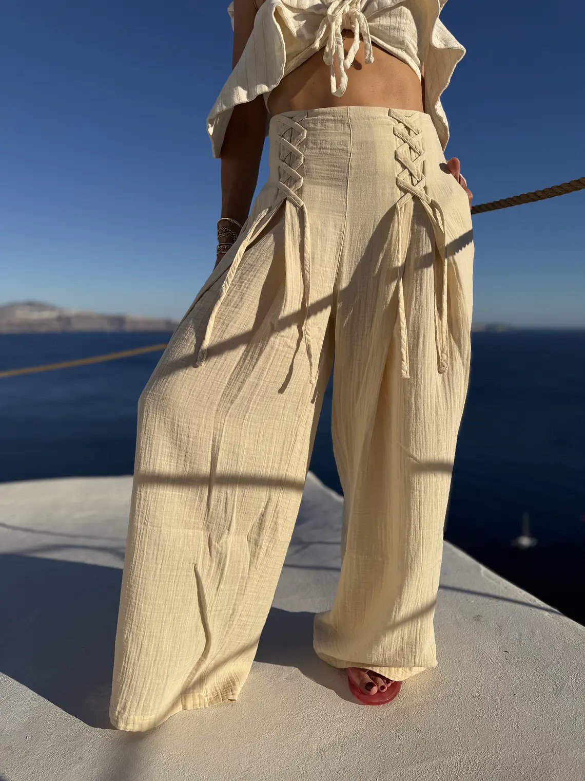 Amorgos Pants Beige 5033  4