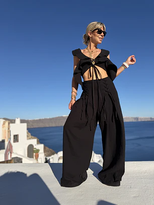 Amorgos Pants Black 5033 