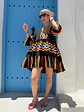 Koxuli Mini Dress Black F-153  - thumbnail 2