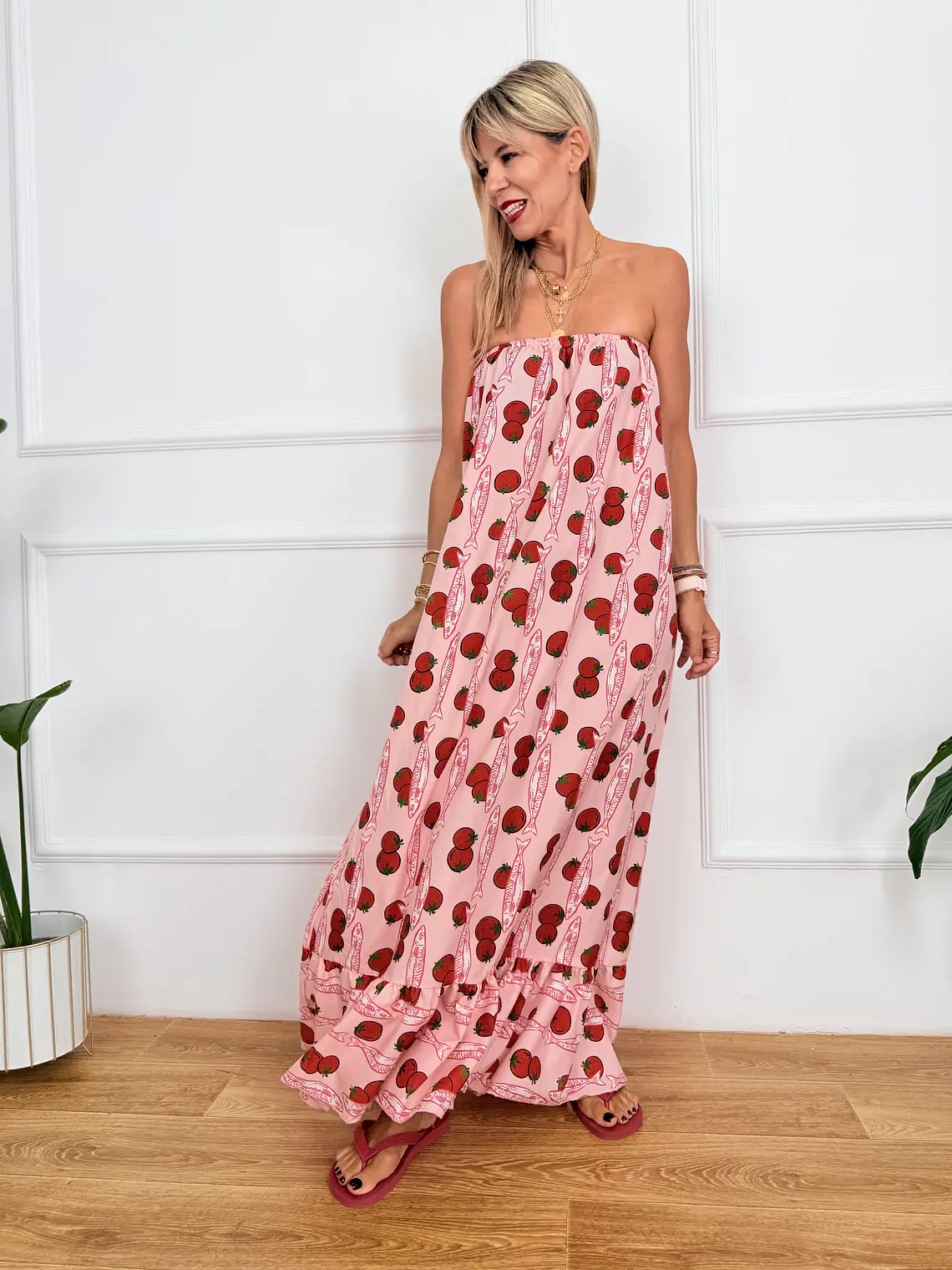 Fishkardo Dress Pink 10245  3