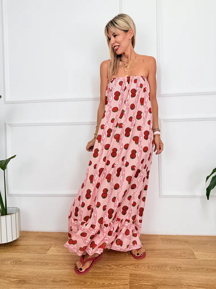 Fishkardo Dress Pink 10245  3