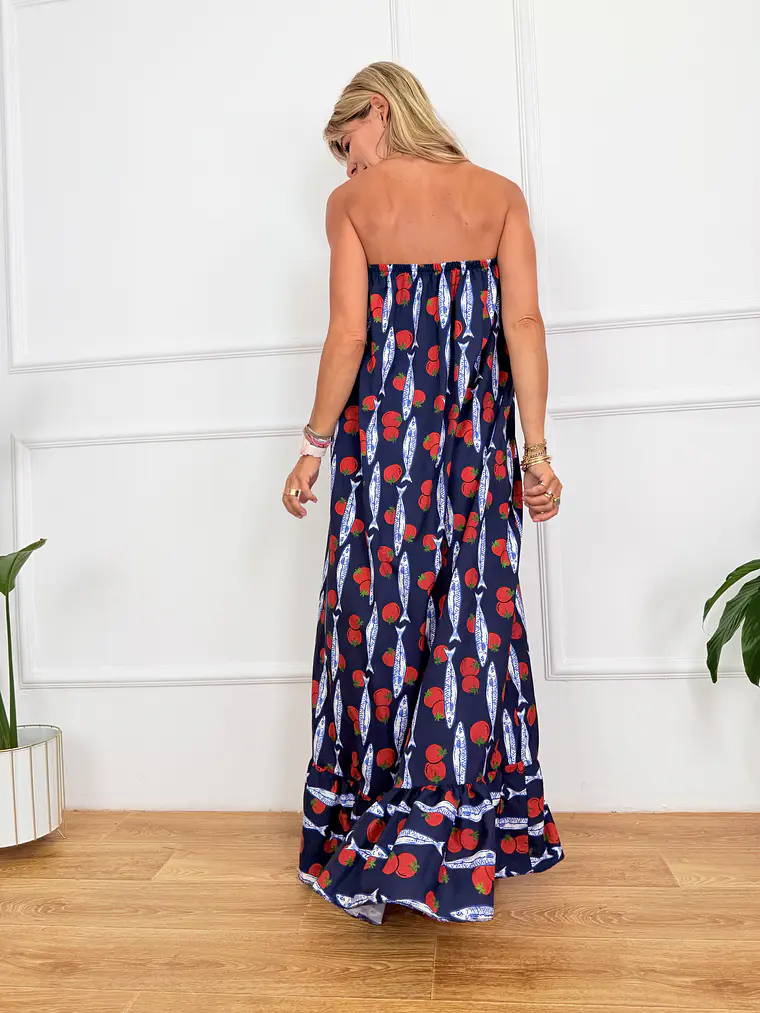 Fishkardo Dress Blue 10245 4