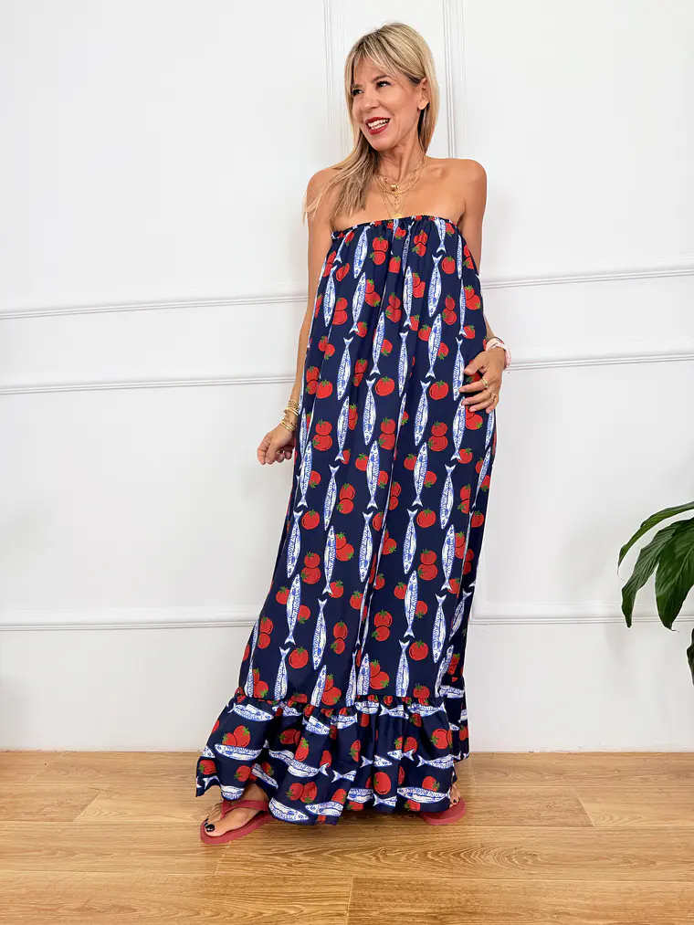 Fishkardo Dress Blue 10245 3