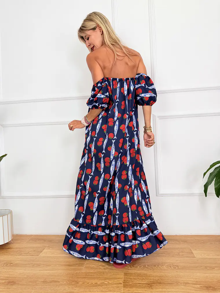 Fishkardo Dress Blue 10245 2