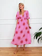 Kokteil Pink Midi Dress 0011891 - thumbnail 1
