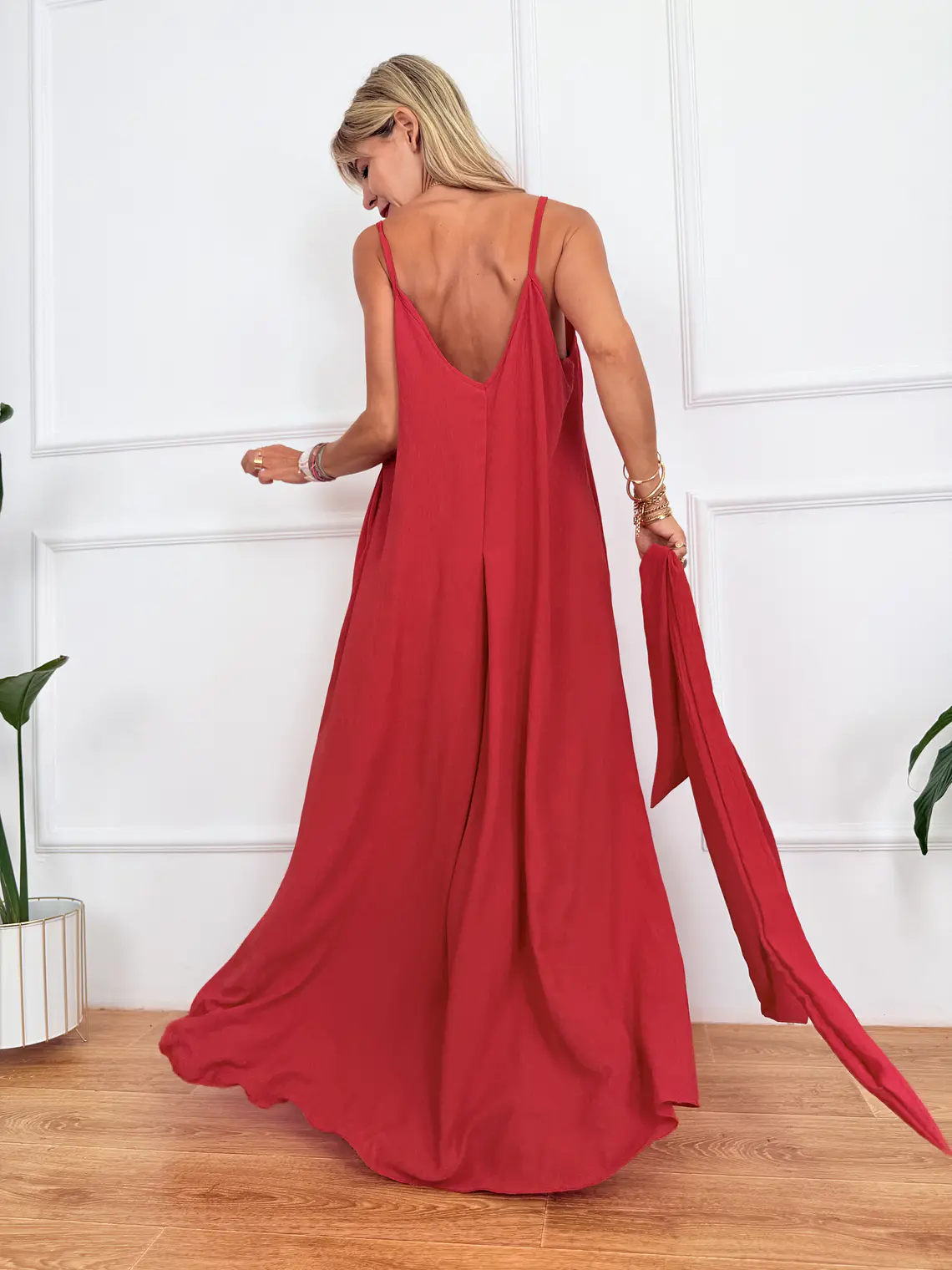 Havana Dress 8313 Red 4