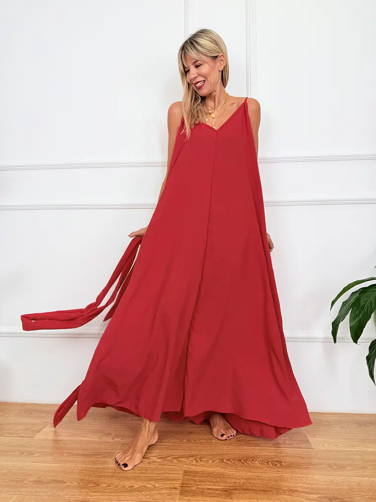 Havana Dress 8313 Red 3