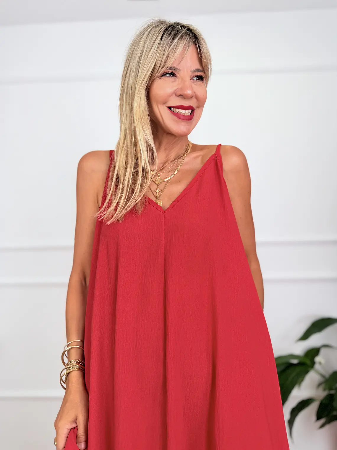 Havana Dress 8313 Red 5
