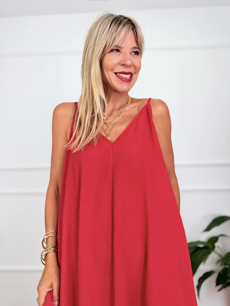 Havana Dress 8313 Red 5