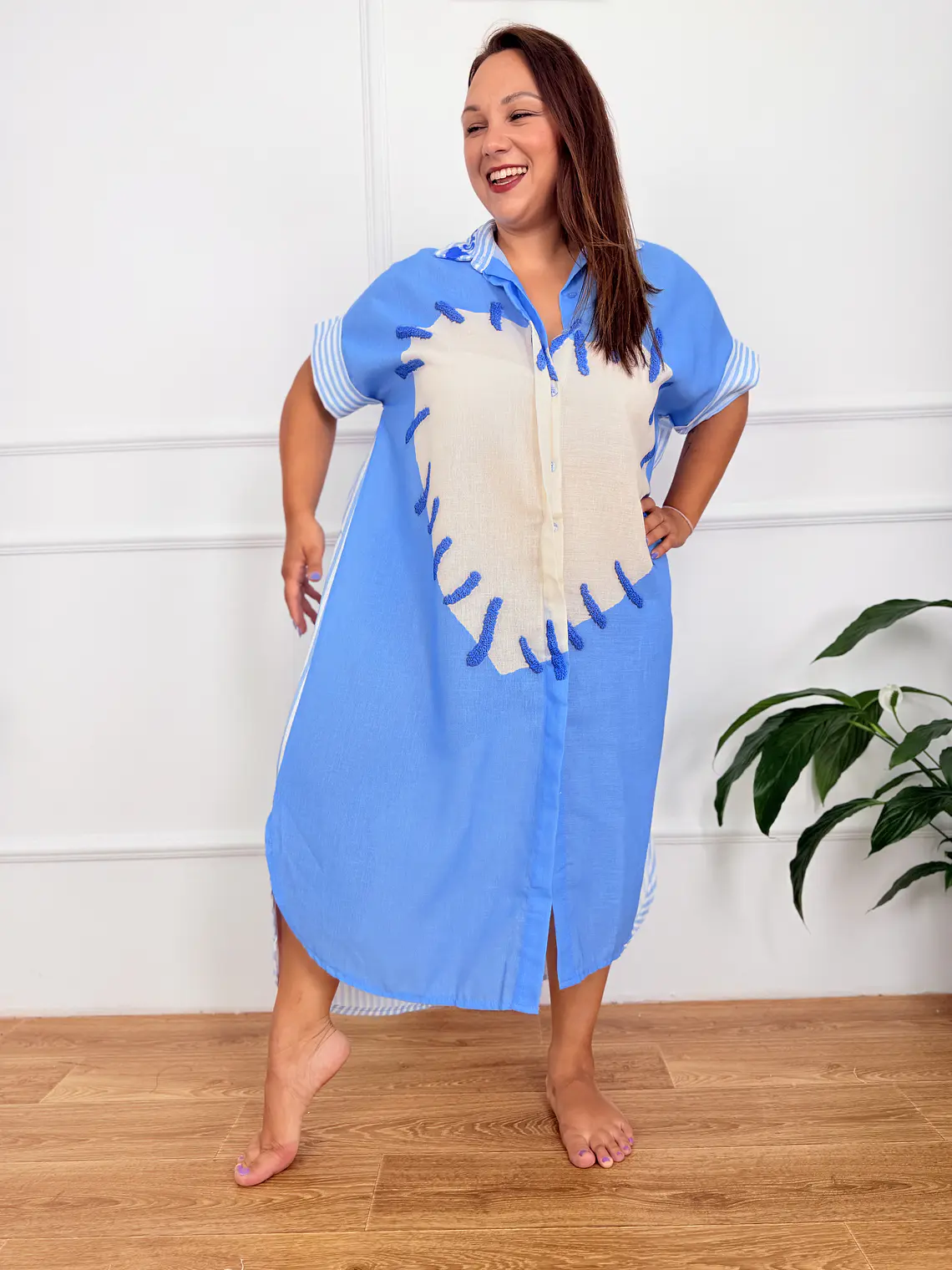 Velméra Tunic Shirt Sky 2806  2