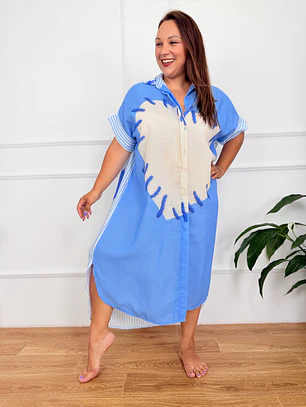 Velméra Tunic Shirt Sky 2806 