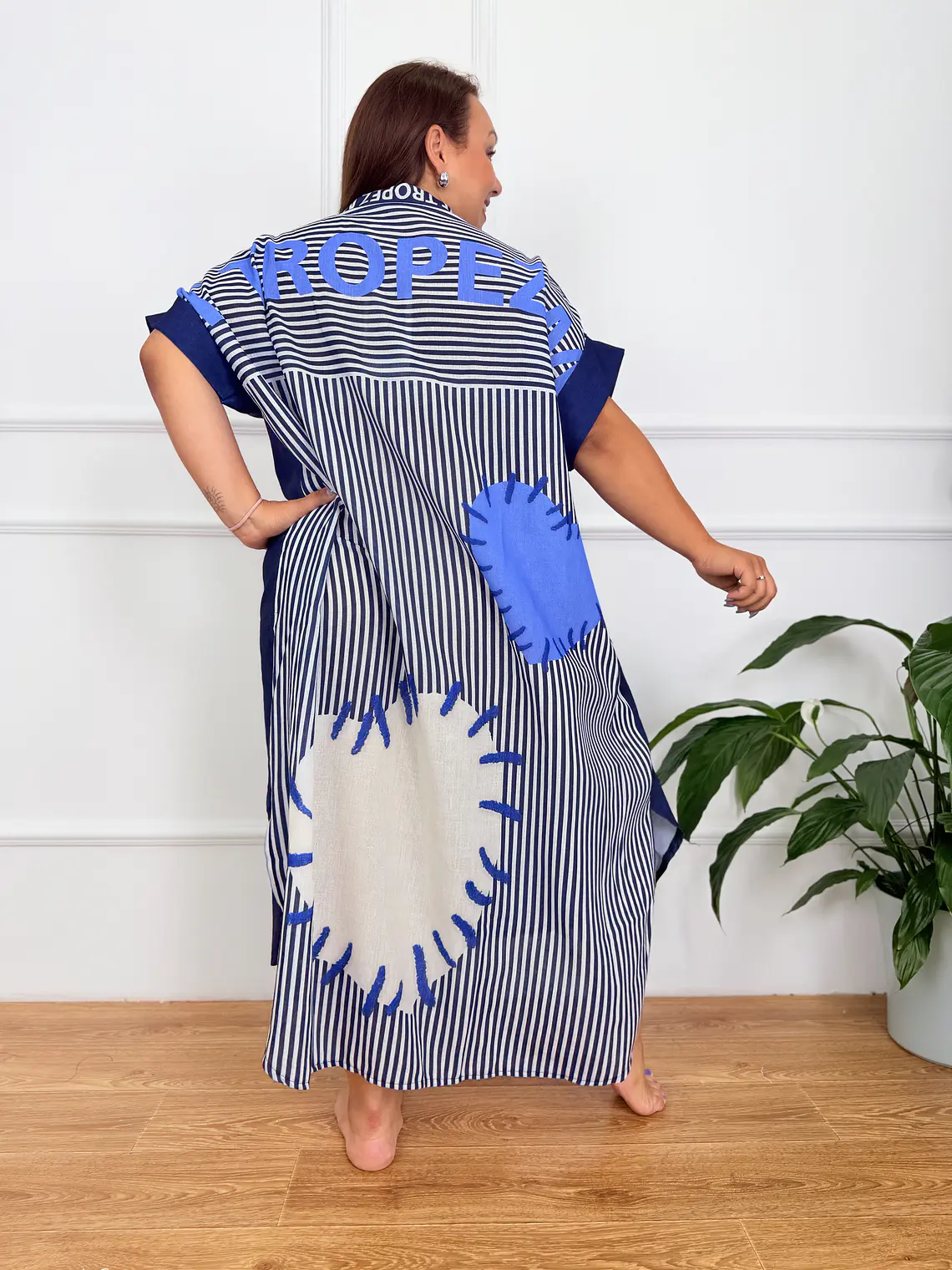 Velméra Tunic Shirt Dark Blue 2806  3