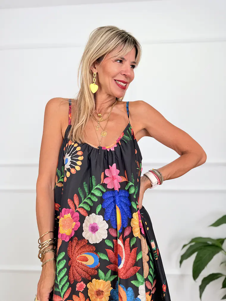 Lime Dress Black 20981 4