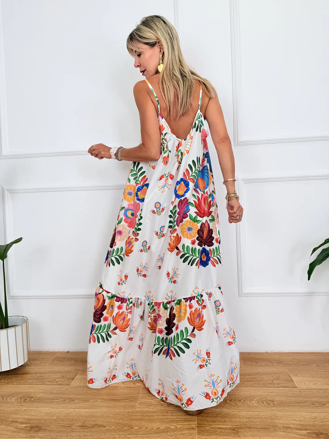 Lime Dress White 20981  3