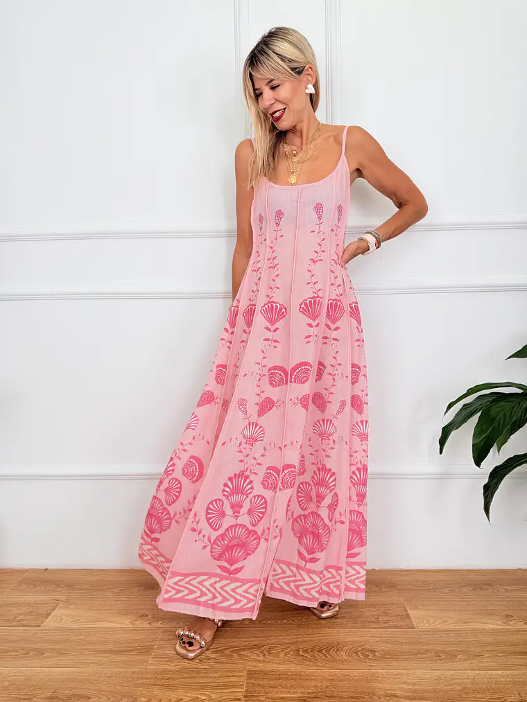 Iliovasilema Dress Pink 2813  2