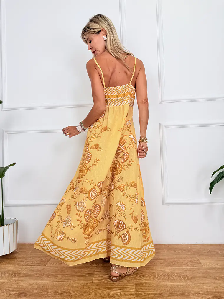 Iliovasilema Dress Yellow 2813   3