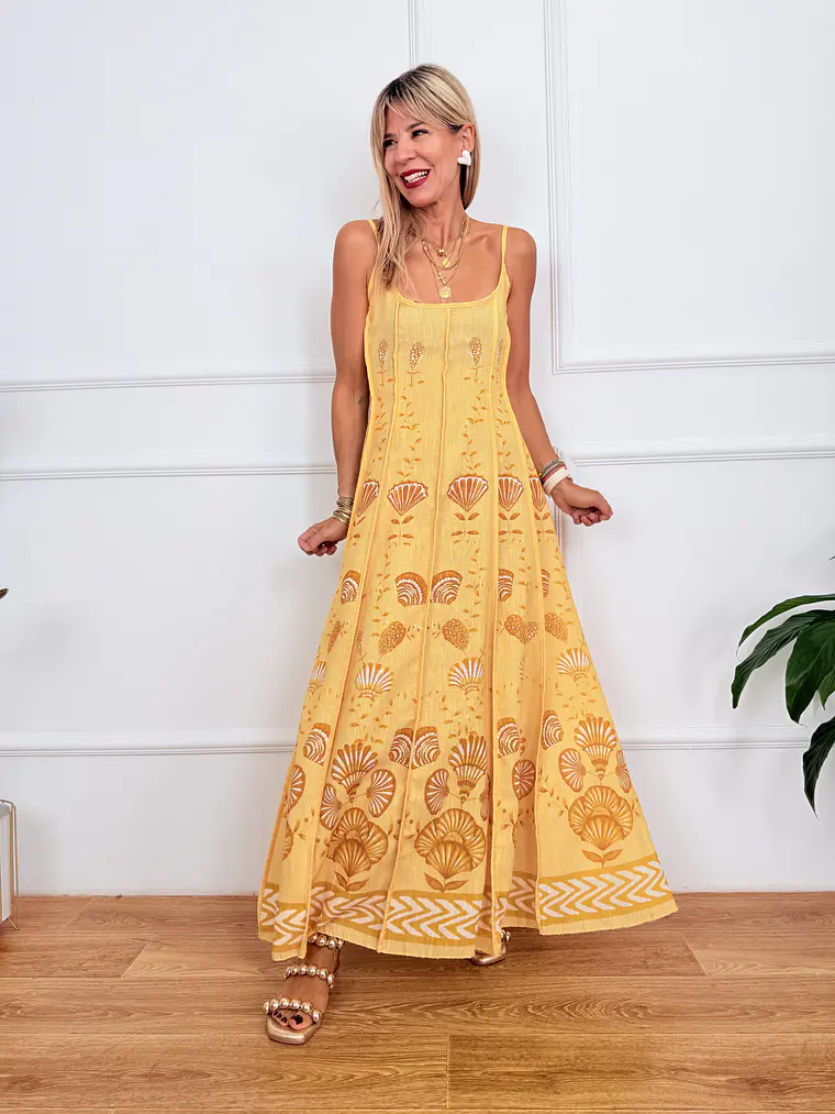 Iliovasilema Dress Yellow 2813   1