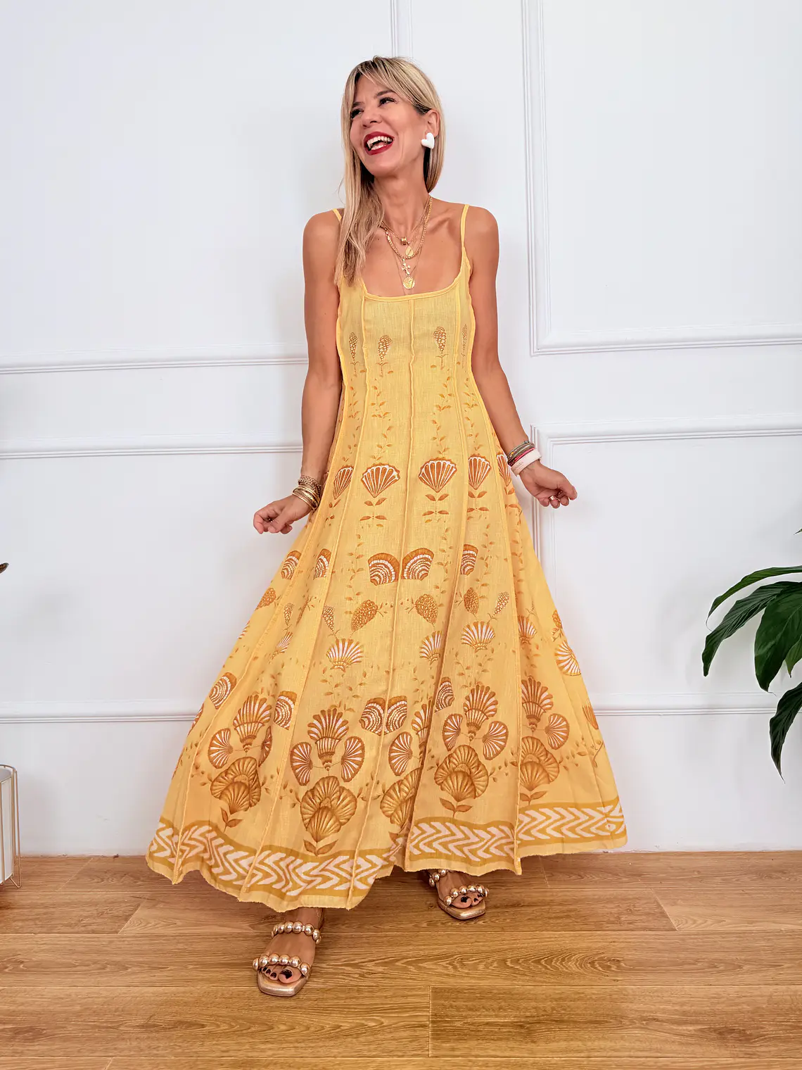 Iliovasilema Dress Yellow 2813   2