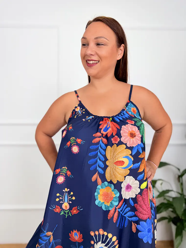 Lime Dress Blue 20981  4