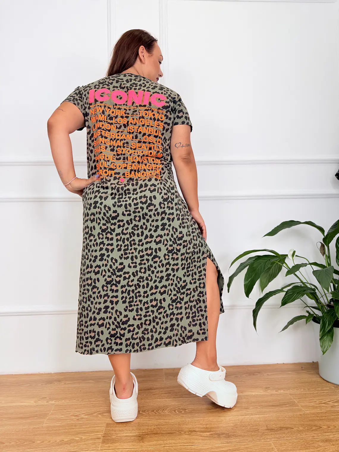 Iconic Dress Chaki 25582   3