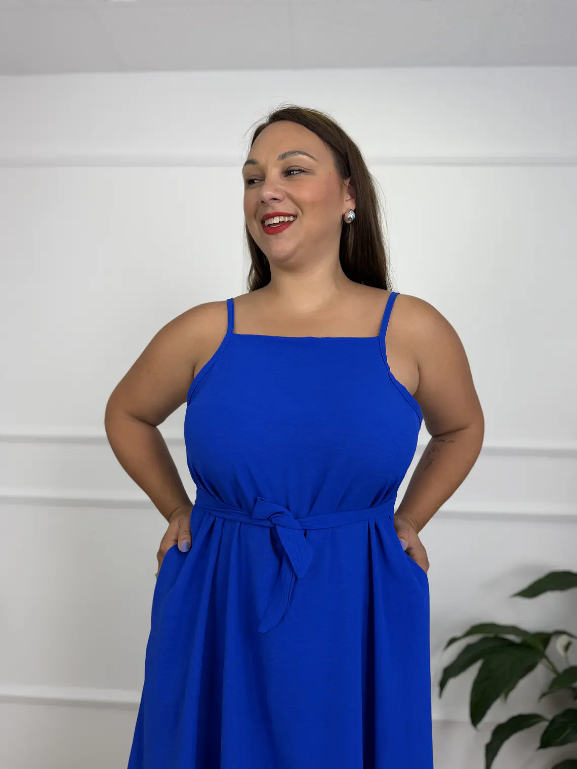 Marlen Dress Blue 6695   4