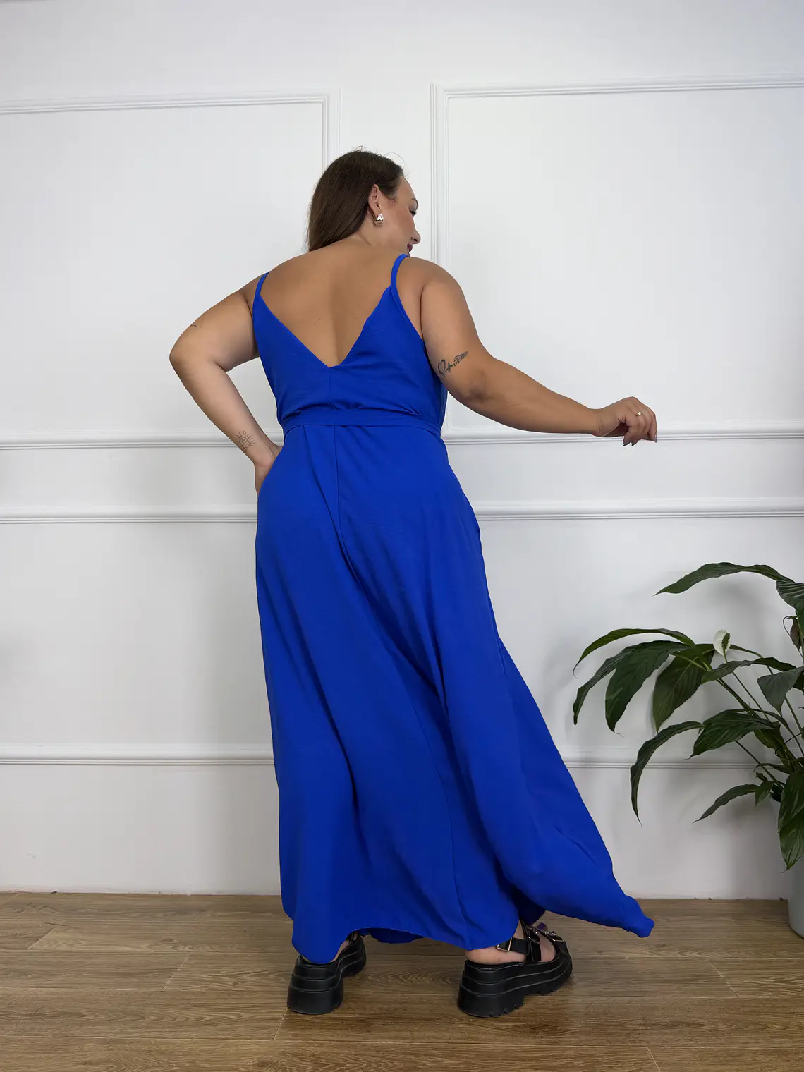 Marlen Dress Blue 6695   3