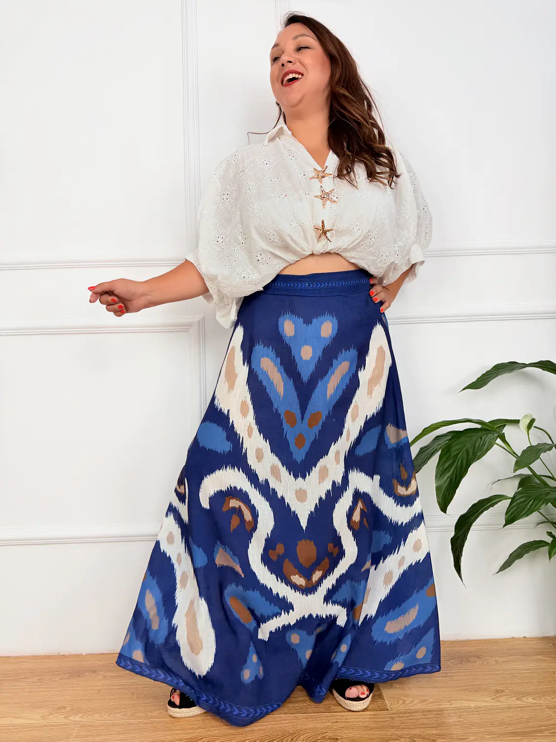 Marianthi Skirt Blue 10200D 1