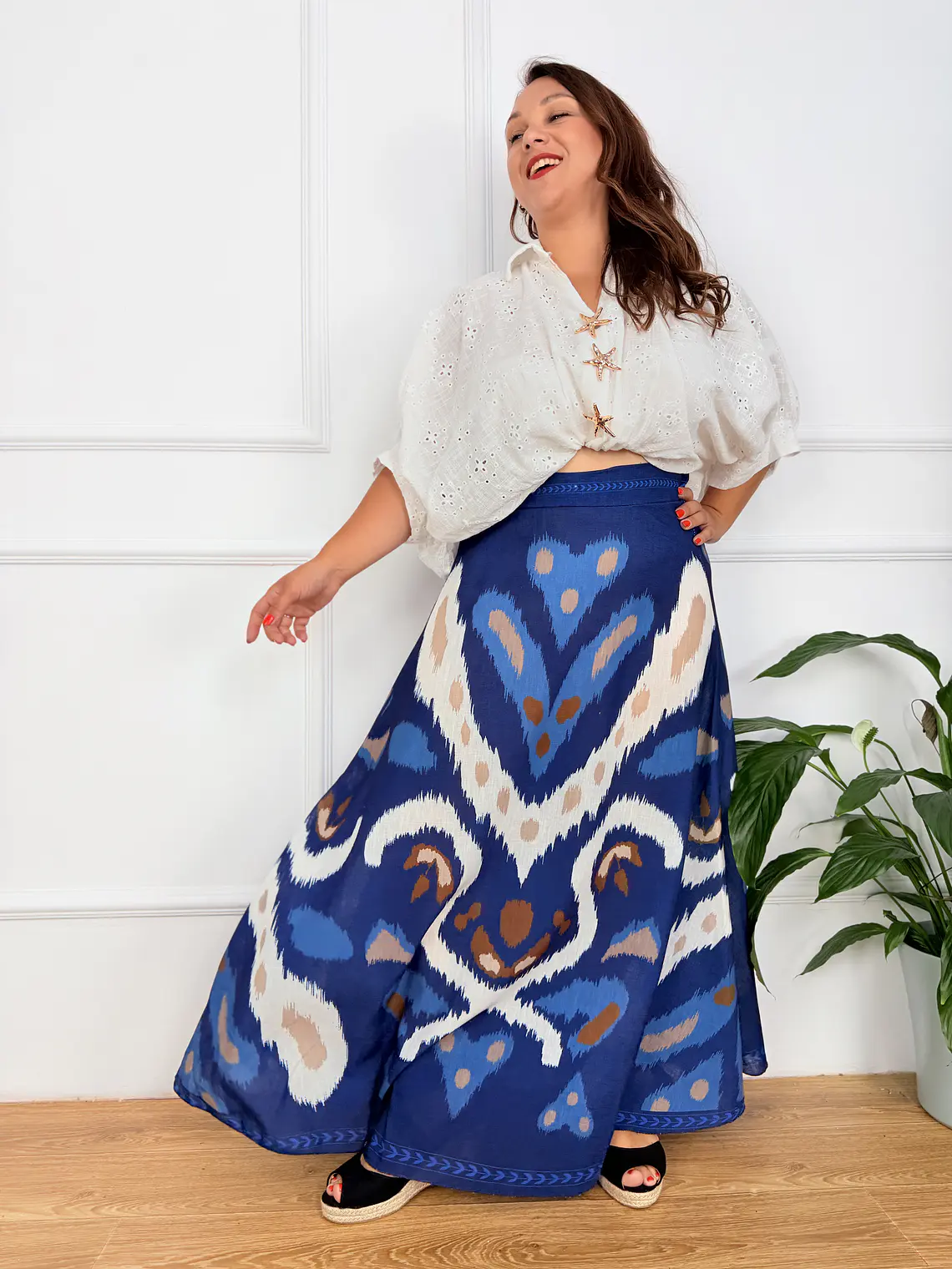 Marianthi Skirt Blue 10200D 3