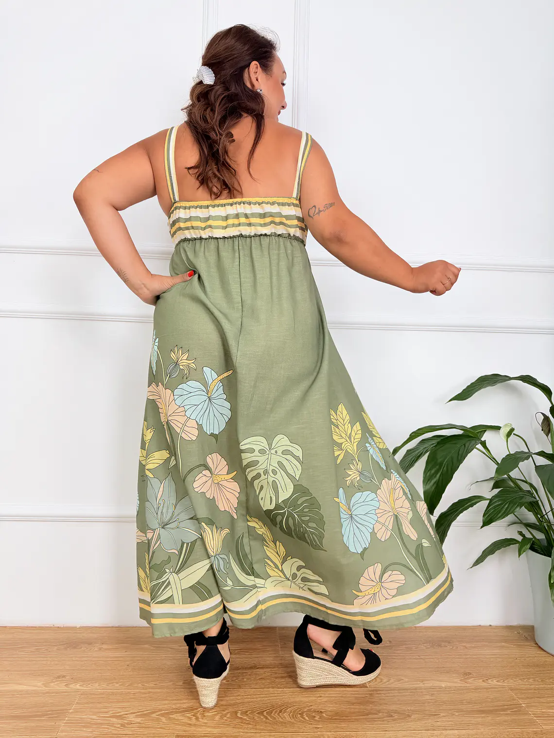 Rondinara Dress Green S207 2