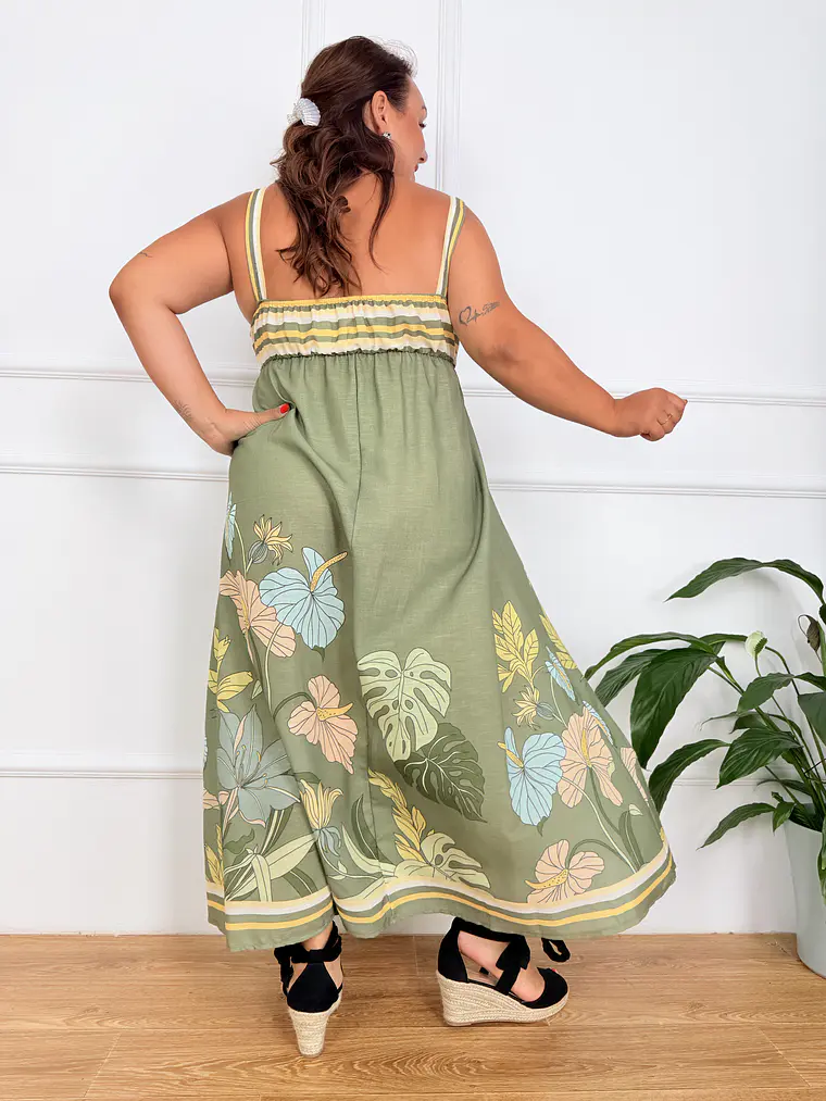 Rondinara Dress Green S207 2