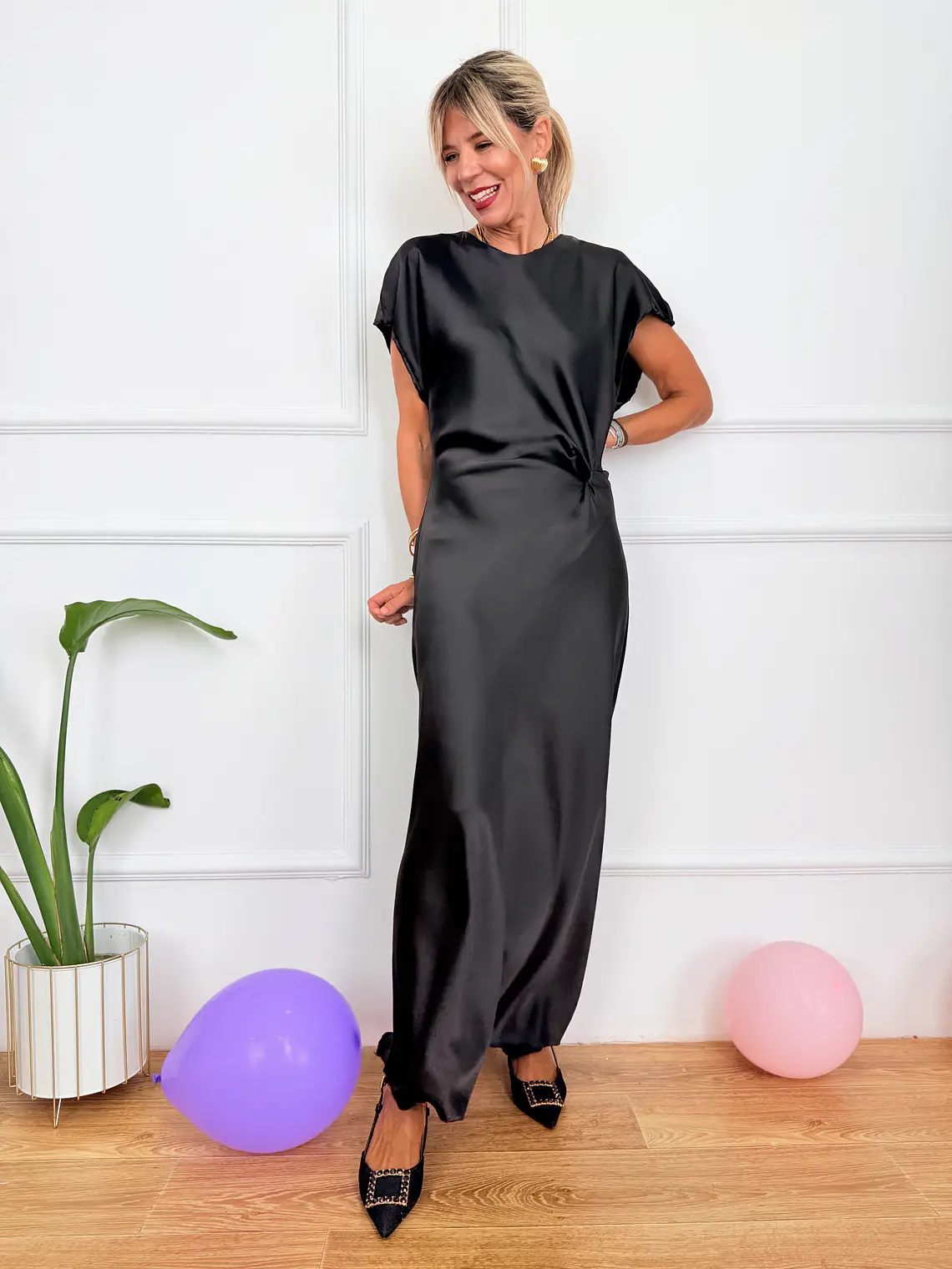 Dittany Dress Black 12517   2