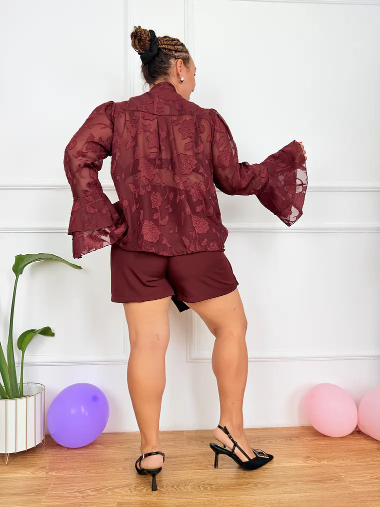 Hyssop Set Burgundy 6433 3