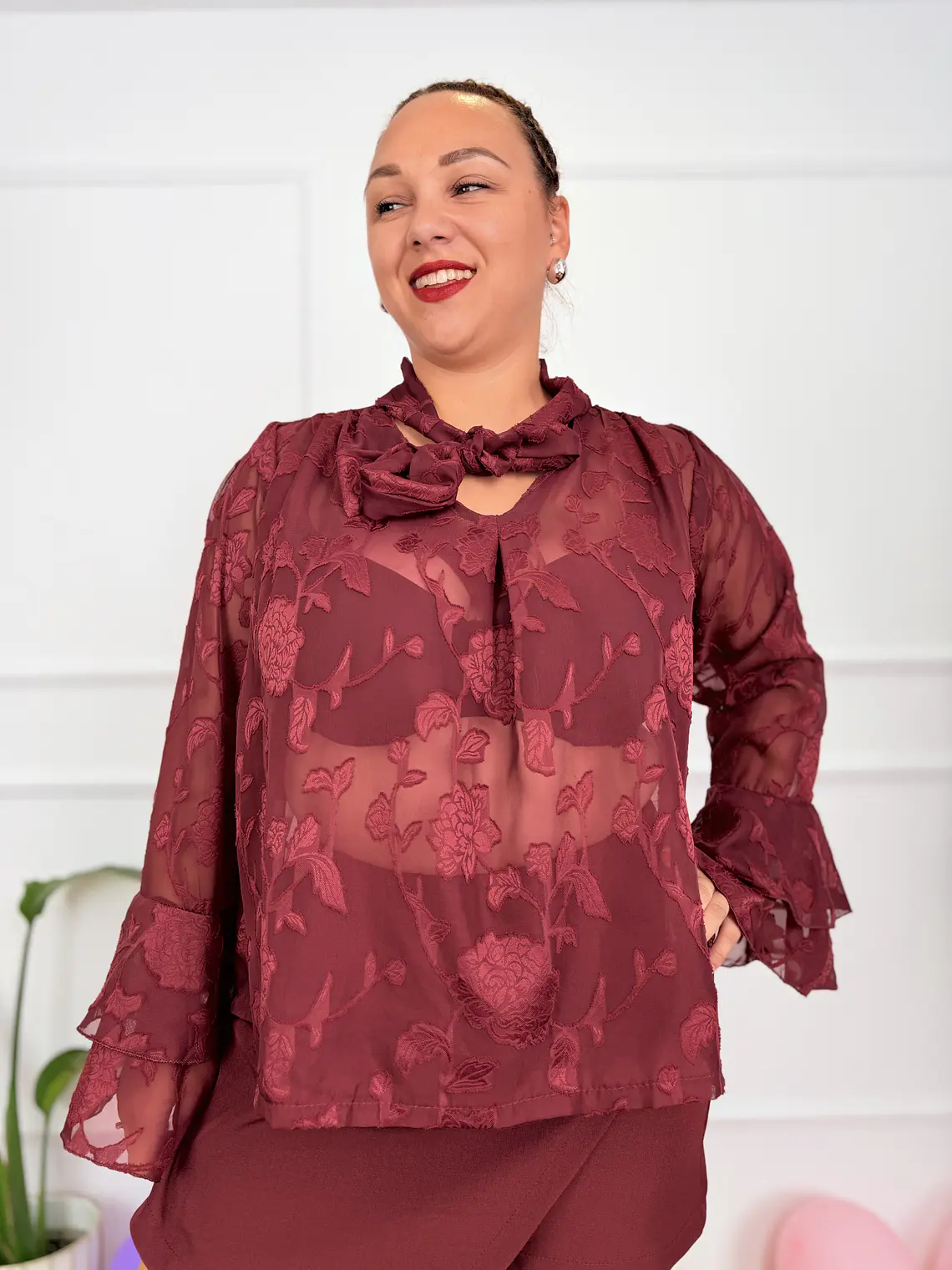 Hyssop Set Burgundy 6433 4