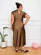 Dittany Dress Brown 12517 - thumbnail 3