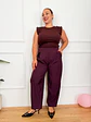 Aloe Blouse Wine 5416  - thumbnail 3