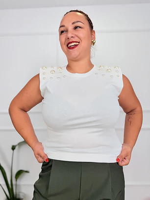 Aloe Blouse White 5416 