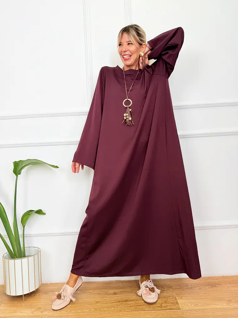 Rodrigo Dress Eggplant 5203     1