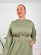 Rodrigo Dress Chaki 5203 - thumbnail 4