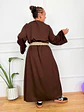 Rodrigo Dress Brown 5203    - thumbnail 4