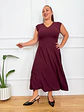 Carnation Dress Eggplant 70137  - thumbnail 1