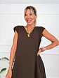 Carnation Dress Brown 70137   - thumbnail 4