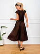 Carnation Dress Brown 70137   - thumbnail 3