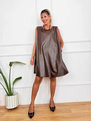 Lavender Dress Brown 21-P2